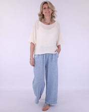 Load image into Gallery viewer, Linen and Cotton Blend Trousers