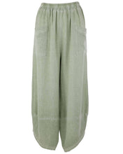 Load image into Gallery viewer, Linen and Cotton Blend Hareem Pants