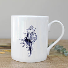 Load image into Gallery viewer, Conch Shell Fine Bone China Mug in a Gift Box