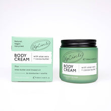 Load image into Gallery viewer, Upcircle I Vegan Body Cream with Aloe Vera + Cocoa Butter for Dry Skin