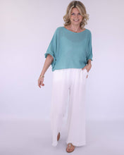 Load image into Gallery viewer, Linen and Cotton Blend Trousers