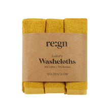 Load image into Gallery viewer, Re:gn Luxury Bamboo Face Cloths – Ultra-Soft - 3 Pack