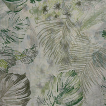 Load image into Gallery viewer, Tropical Leaf & Floral Print Tassel Scarf