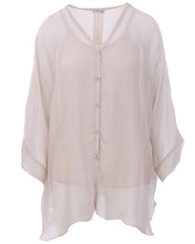 Load image into Gallery viewer, Silk Blend Two Piece Shirt