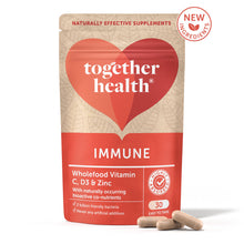 Load image into Gallery viewer, Together Health Wholefood Immune Vitamin C, D3 & Zinc