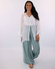 Load image into Gallery viewer, Silk Blend Two Piece Shirt