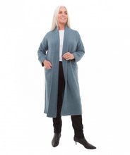 Load image into Gallery viewer, Soft Tweed Roll Collar Coatigan