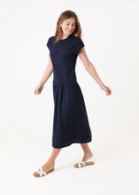 Load image into Gallery viewer, Plisse Skirt T-Shirt Dress