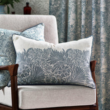 Load image into Gallery viewer, Morris & Co Marigold Embroidered Rectangular Cushion