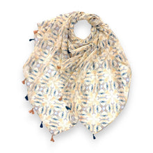Load image into Gallery viewer, Geometric Tile Print Scarf