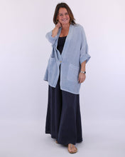 Load image into Gallery viewer, Linen and Cotton Blend Kimono