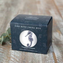 Load image into Gallery viewer, Sea Horse Fine Bone China Mug in a Gift Box