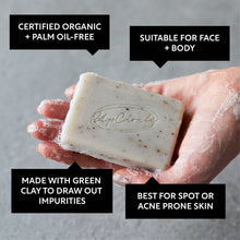 Load image into Gallery viewer, Upcircle I Natural Eco Vegan Cleansing Soap Bar - Fennel + Cardamom