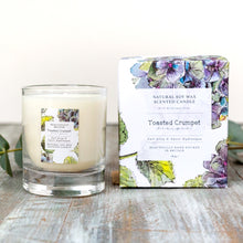 Load image into Gallery viewer, Earl Grey & Sweet Hydrangea Glass Candle