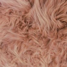 Load image into Gallery viewer, Sheepskin Rug Long Wool Dark Pink