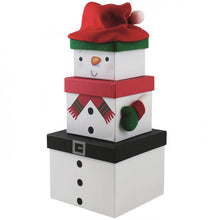 Load image into Gallery viewer, Christmas Stacking Boxes