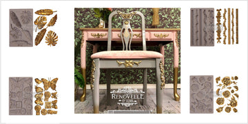 Furniture upcycled using Redesign Prima moulds.