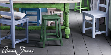 rustic look stools and chairs