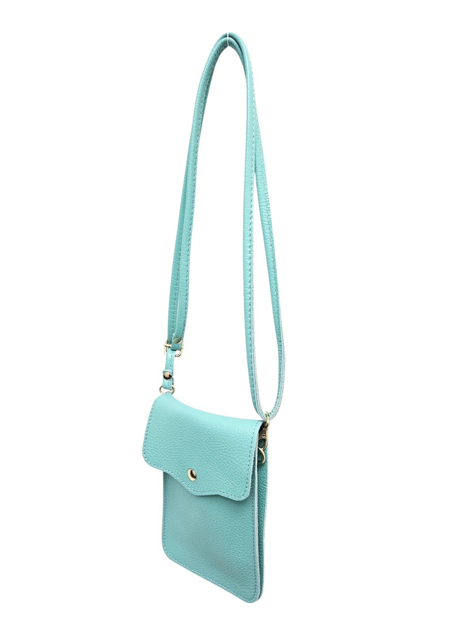 Italian Genuine Leather Mobile Cross Body Bag