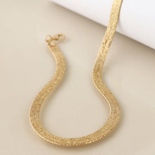Load image into Gallery viewer, Gold plated liquid chain necklace
