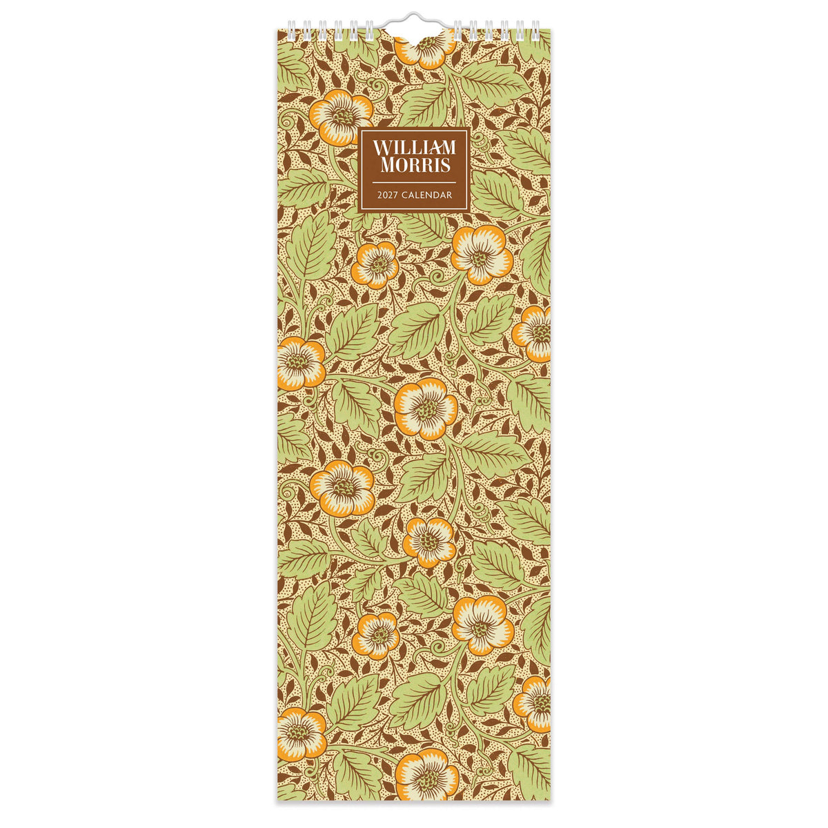 2027 Slim Calendar - William Morris