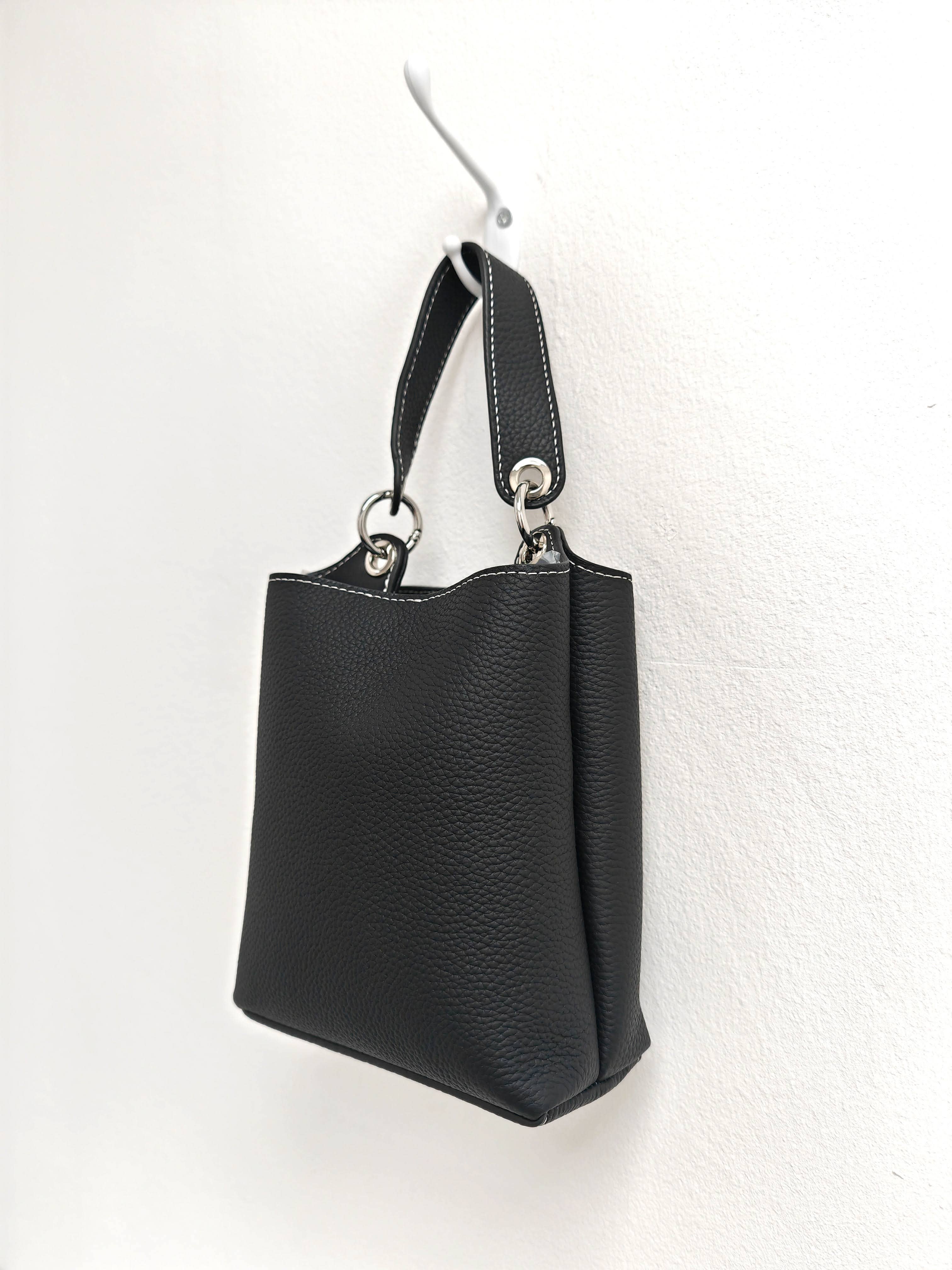 Soft Genuine Leather 2 Compartment Hand Bag
