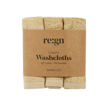 Load image into Gallery viewer, Re:gn Luxury Bamboo Face Cloths – Ultra-Soft - 3 Pack
