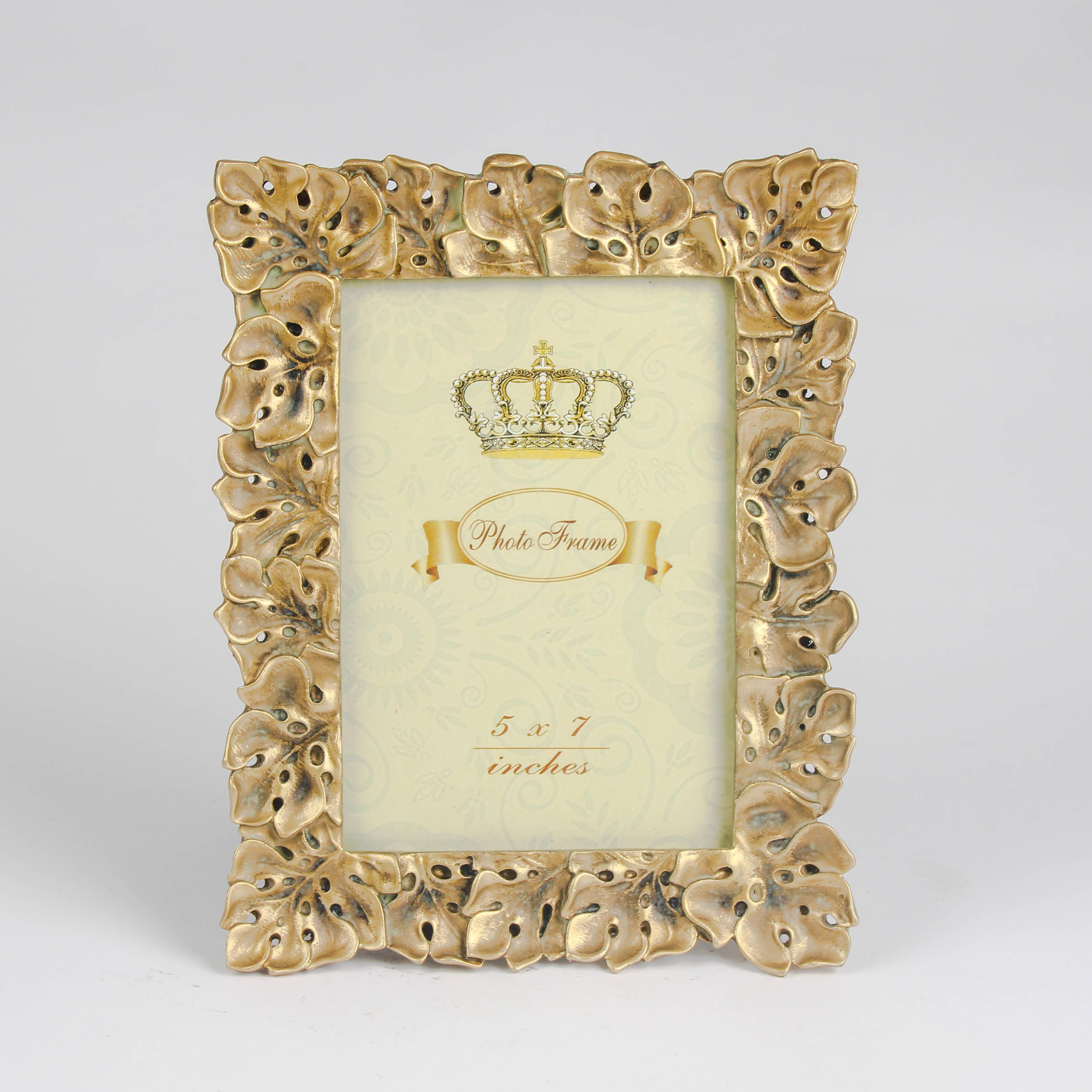 Gold Cheese Plant Photo Frame