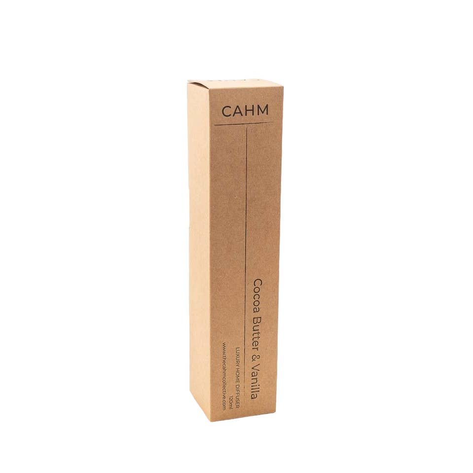 Cocoa Butter & Vanilla Reed Diffuser - Clear