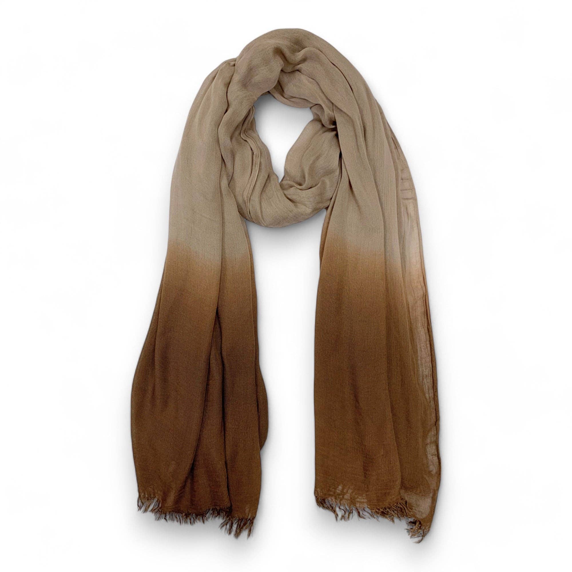 Ombre Modal Dip Scarf