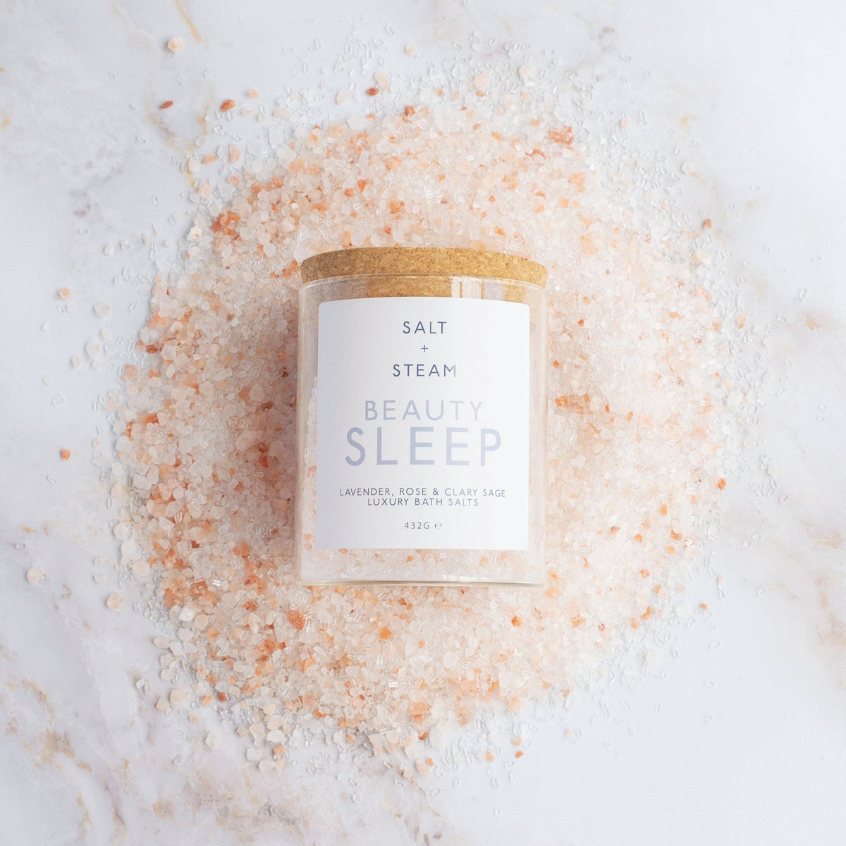 Salt + Steam Beauty Sleep - Lavender & Rose Bath Salts