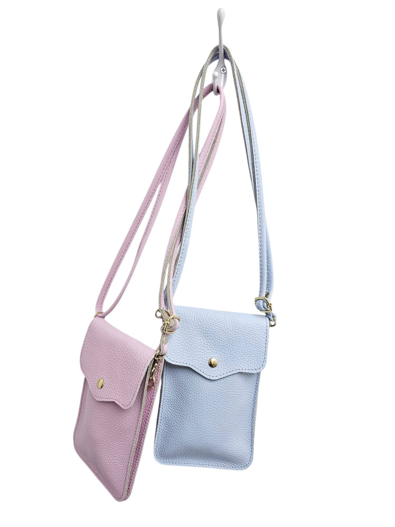 Italian Genuine Leather Mobile Cross Body Bag