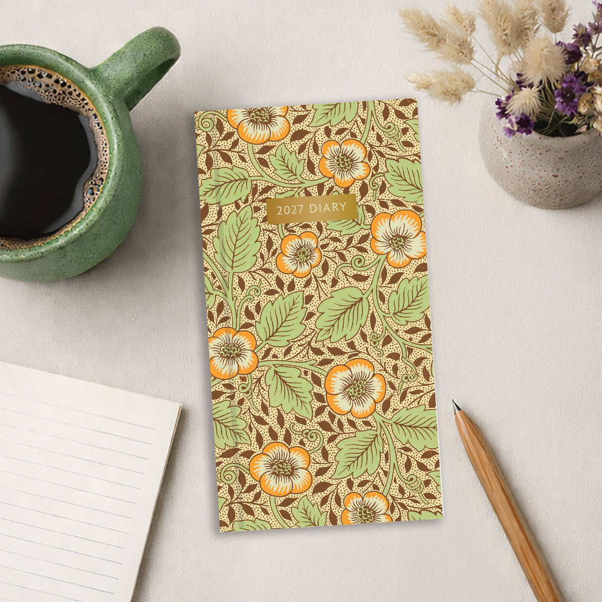 2027 Slim Diary - William Morris