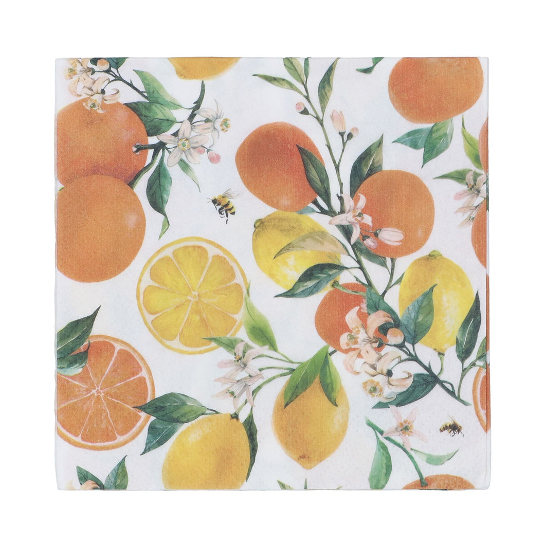 Paper Napkins - Oranges & Lemon