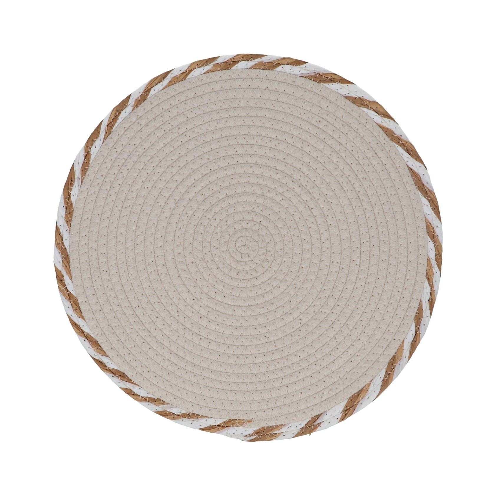 Placemat - Beige Edge Cotton Rope