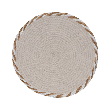 Placemat - Beige Edge Cotton Rope