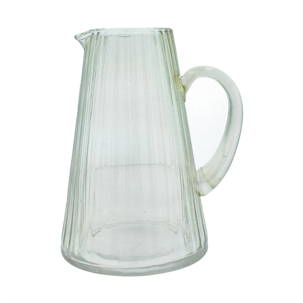Bubble Glass Jug - Green