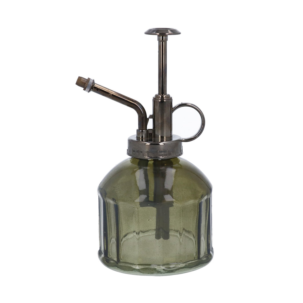 Plant Mister Olive Green Glass