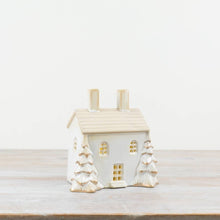Load image into Gallery viewer, LED House w/ Gold Detailed Tree 17cm
