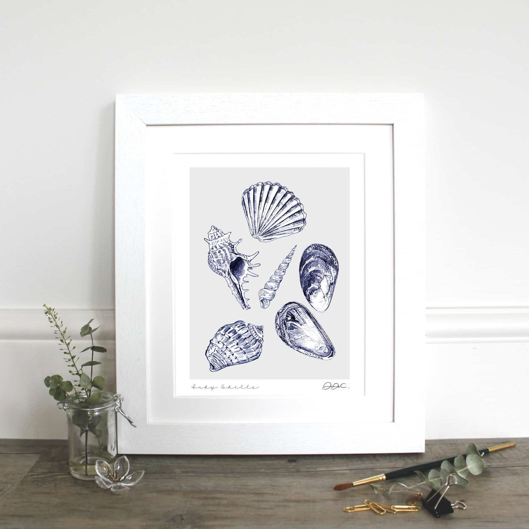 Inky Shells 10x12