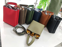 Load image into Gallery viewer, Soft Genuine Leather 2 Compartment Hand Bag
