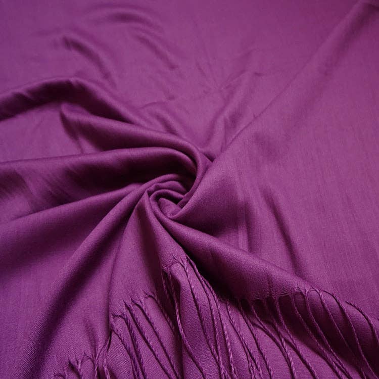 Plain Light Cotton Mix Large Scarf