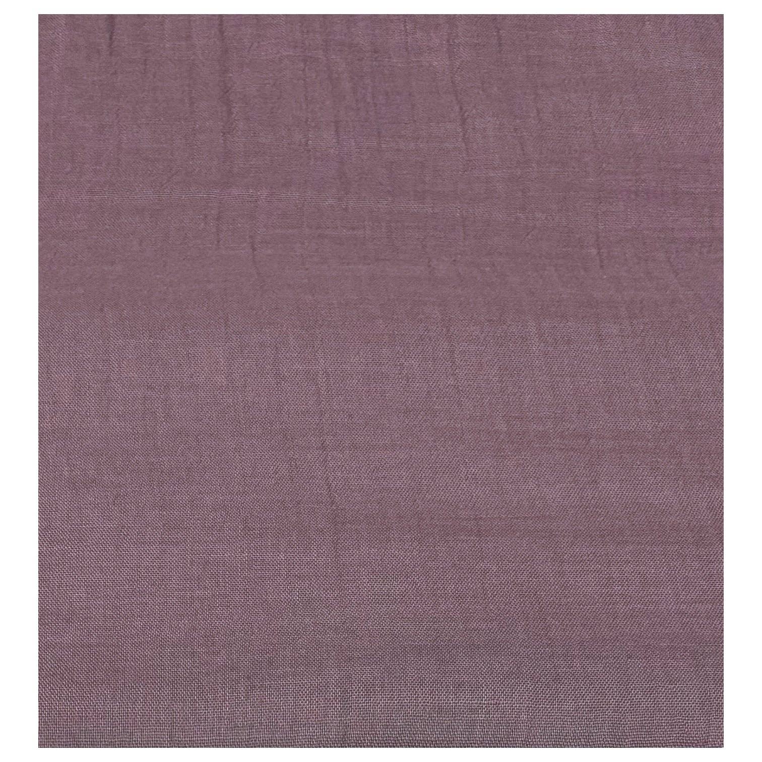 Big Plain Cotton Blend Scarf