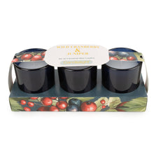 Load image into Gallery viewer, Set of 3 Votive Candles - Cranberry &amp; Juniper 6pk

