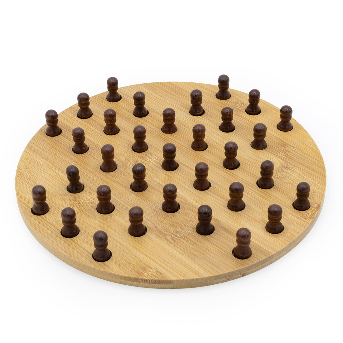 Bamboo Solitaire Board Game Set