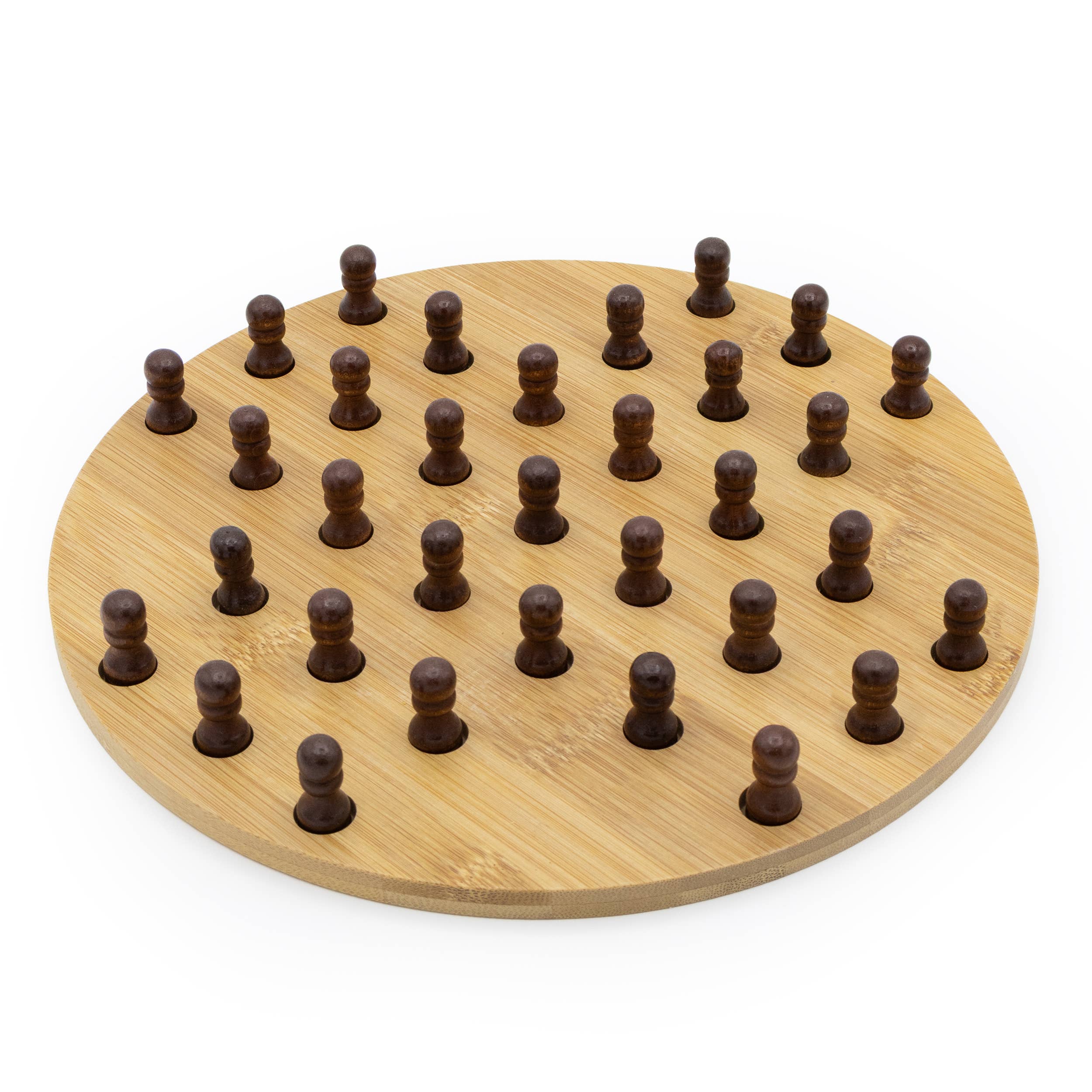 Bamboo Solitaire Board Game Set