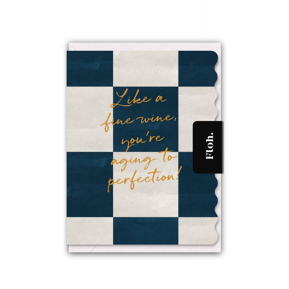 Like a Fine Wine Card (Cello-Free)