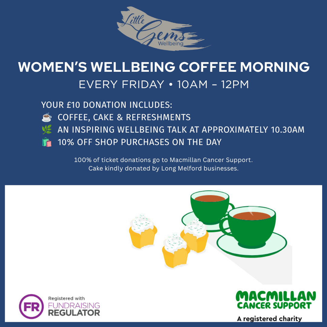 Macmillan Wellbeing Coffee Morning -  02 October