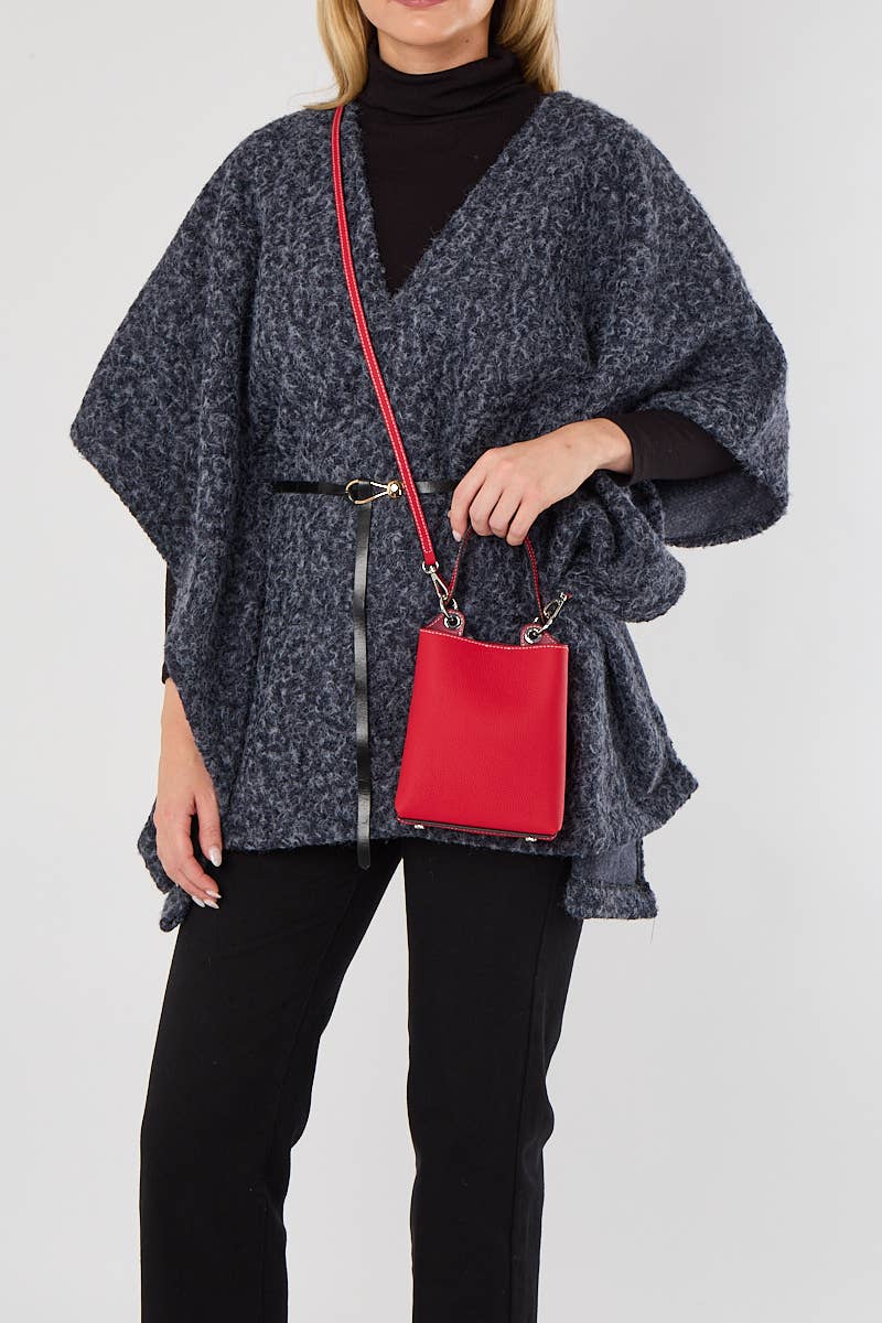 Soft Genuine Leather 2 Compartment Hand Bag