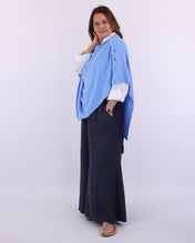 Load image into Gallery viewer, Summer Poncho with Buttons
